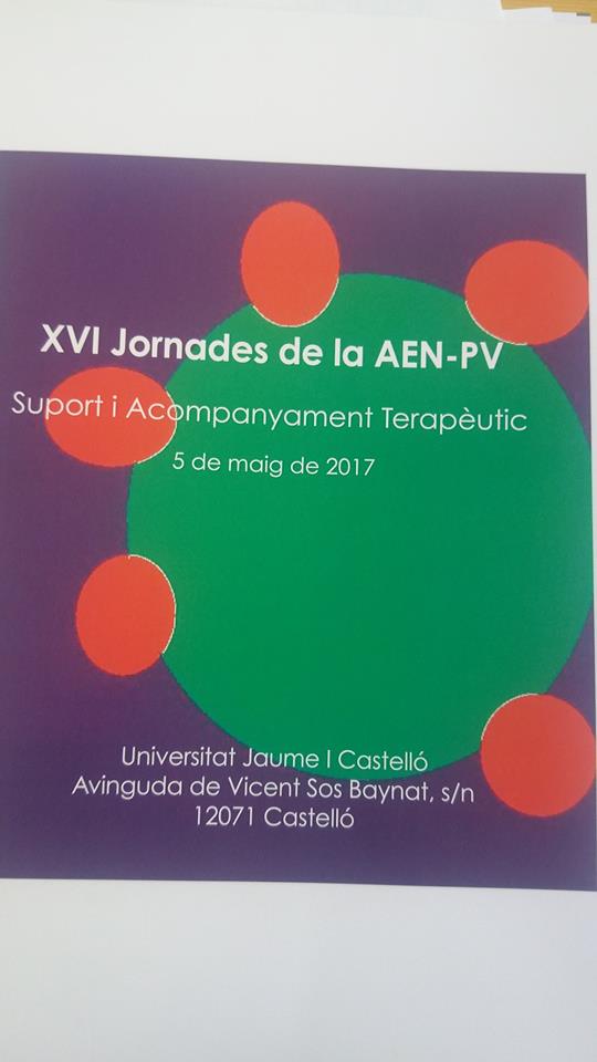 Soporte y acompañamiento. XVI Jornadas de la Asociación Española de Neuropsiquiatría de Profesionales de Salud Mental del País Valenciano