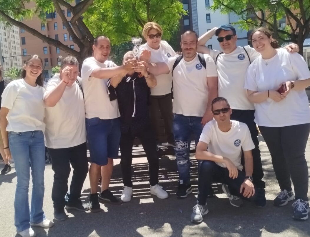 equipo con copa
